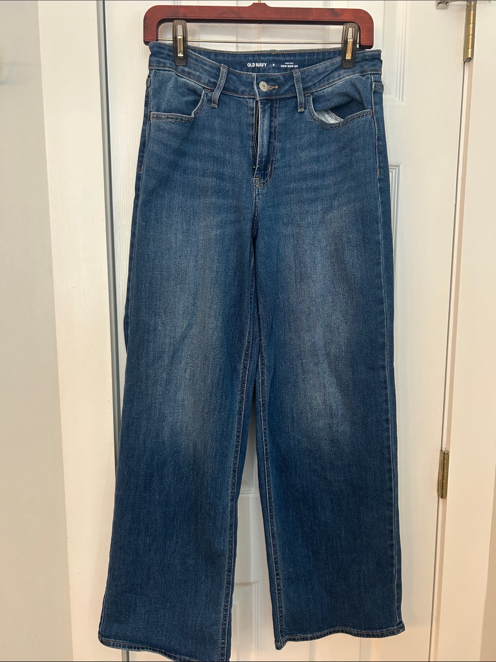 Old Navy Dark Blue Wide-Leg Jeans